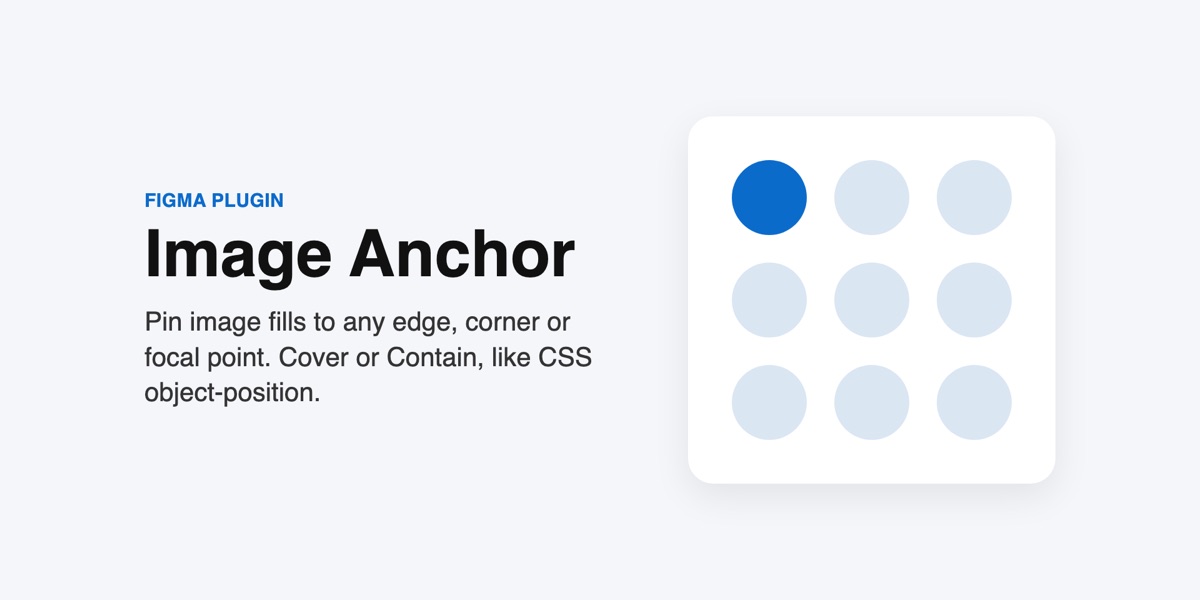 Image Anchor plugin for Figma